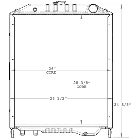 HD Radiator 8067301PA